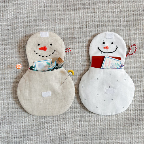 Snowman Pot Holder Sewing Pattern - Little House Living