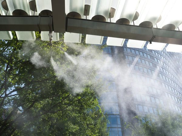 Misting Systems vs. Air Conditioning: Misting Systems Use Very Little Water