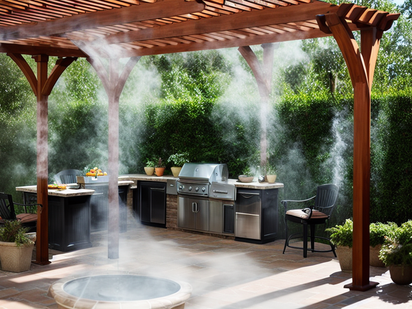 patio misting system in extreme environments