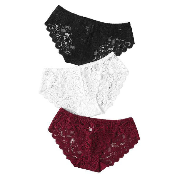 Beautiful Seamless Lace Panties Pack, Snazzyway