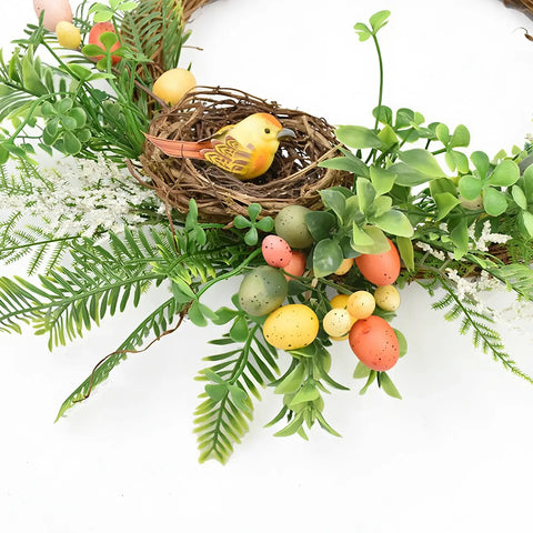 bird nest wreath