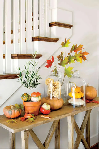 various fall decorations