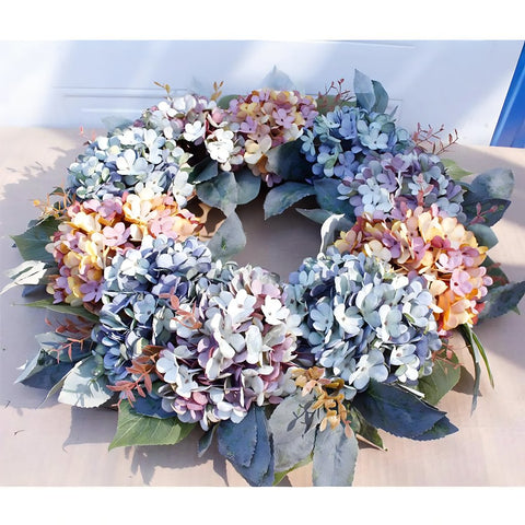 hydrangea wreath