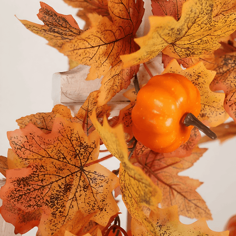 Pumpkin garland