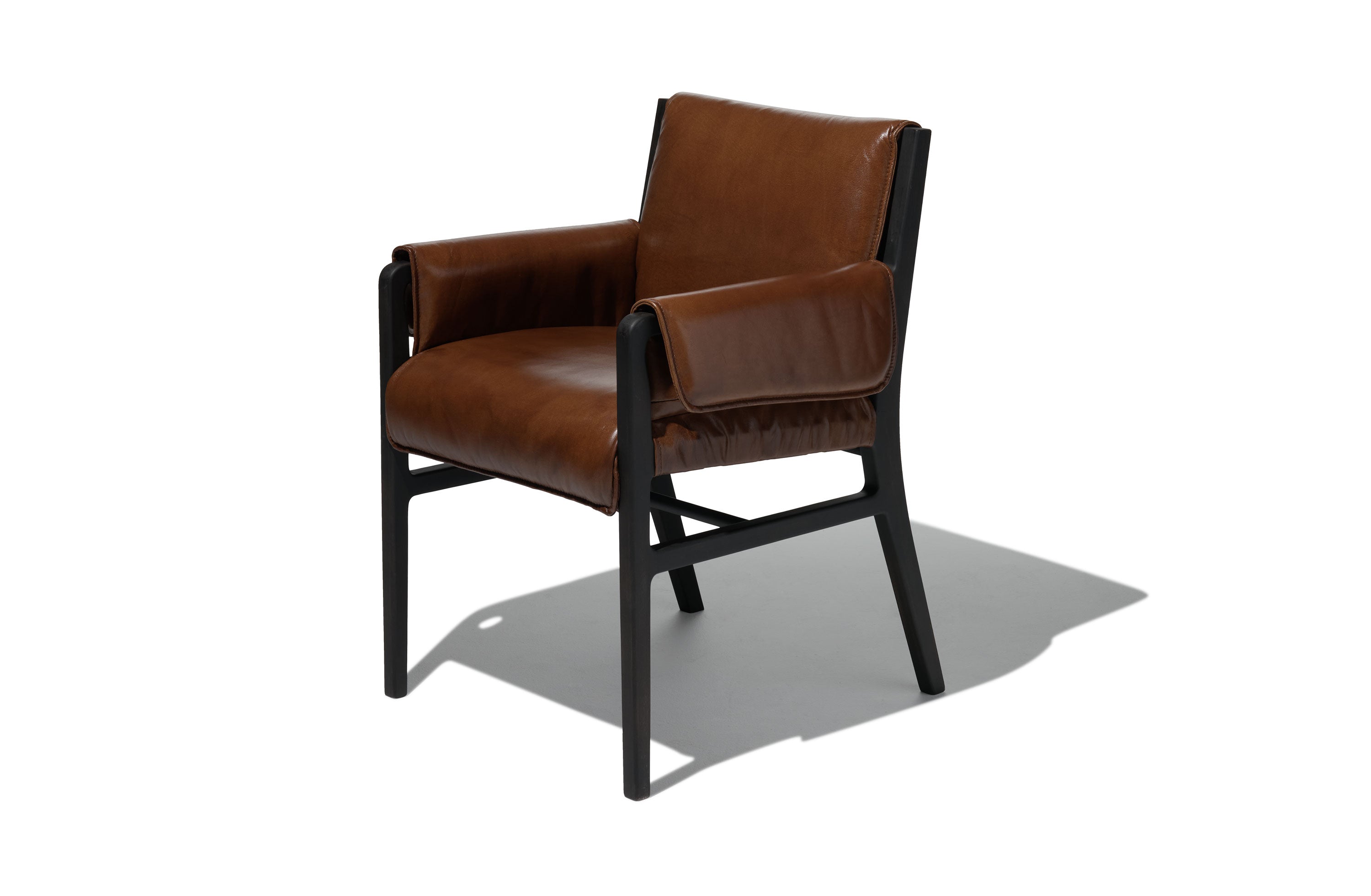 Image of Damon Leather Dining Chair