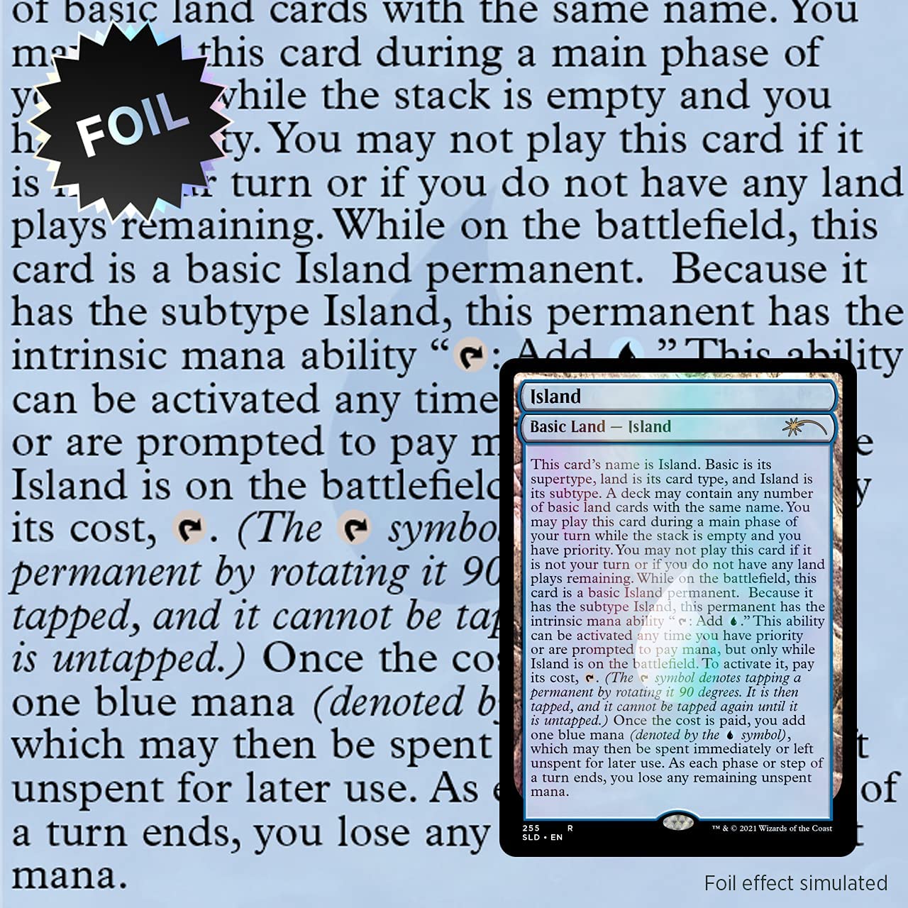 Magic: The Gathering Secret Lair - Premium Foil Edition - Full Text Lands