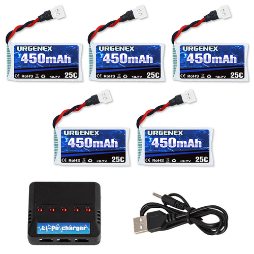 3.7V 25C RC Drone Battery 850mah with JST Plug Fit for Sky Viper