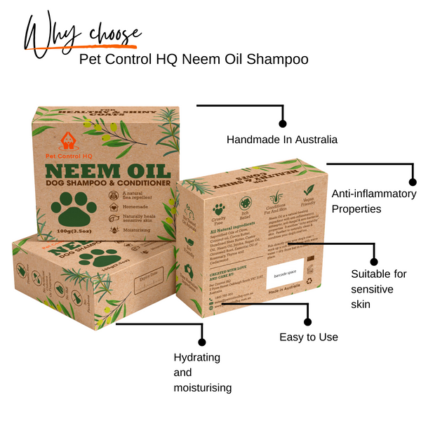 Why choose Pet Control HQ Neem oil dog and horse shampoo