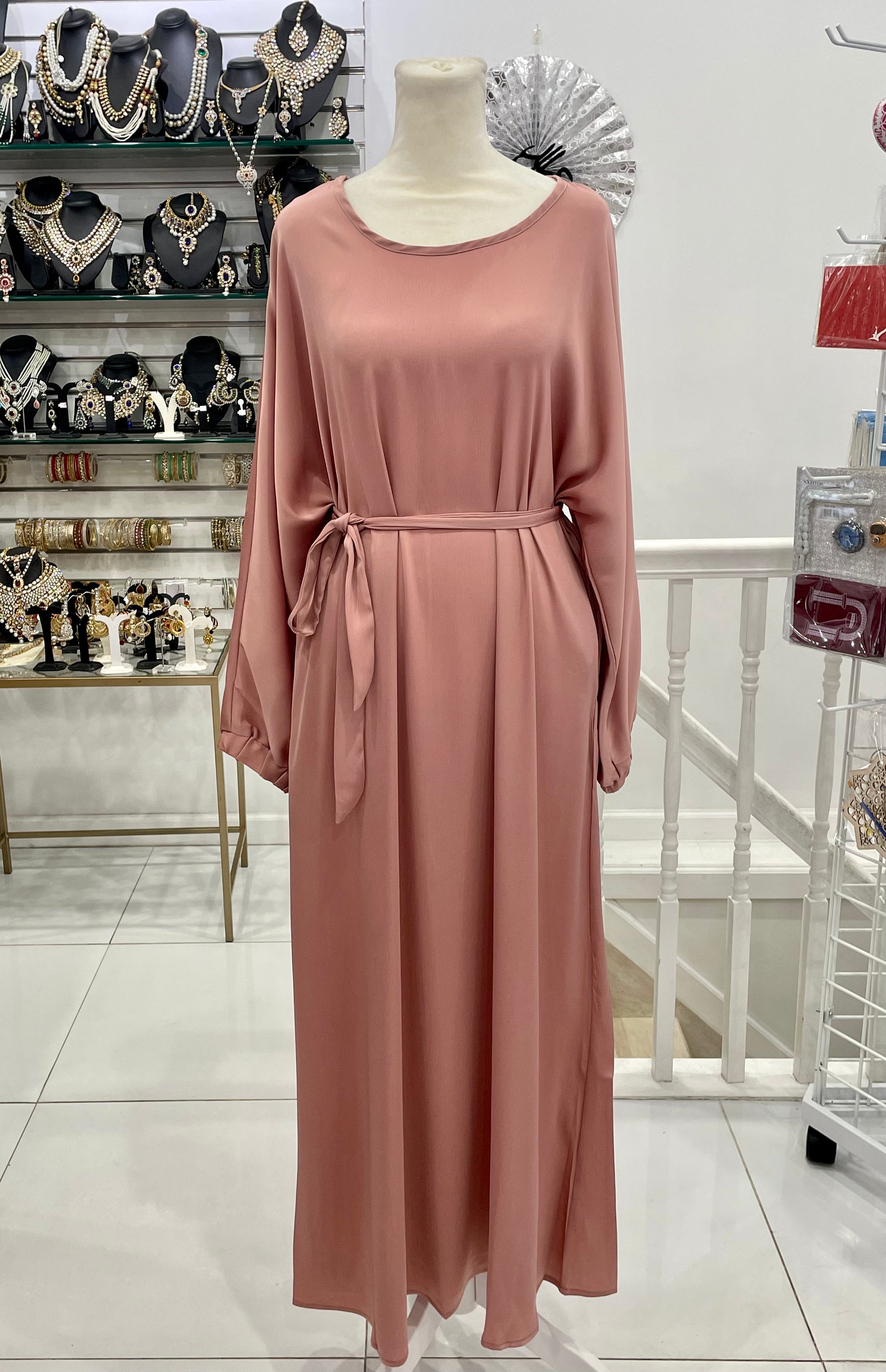 Abaya Prima Dbl Pockets Lavendar S