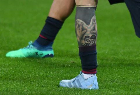 Messi Handprint Tattoo