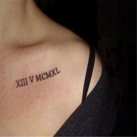 43 Roman Numeral Tattoo Ideas That Are Simple Yet Cool  StayGlam