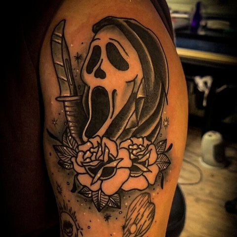 Ghost face tattoos（2）