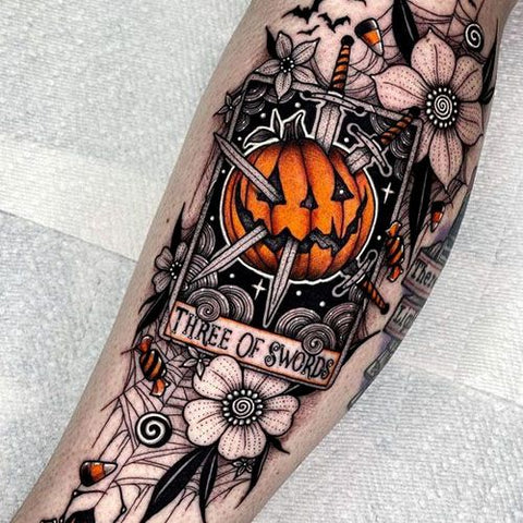 Halloween Pumpkin Tattoo2