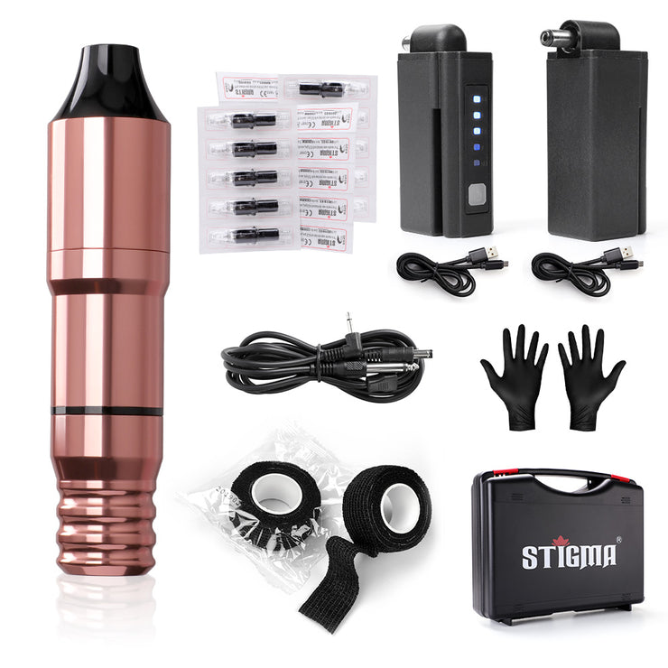 Mummy Wireless Tattoo Machine Kit High Capacity Battery Tattoo Pen Liner  Shader  eBay