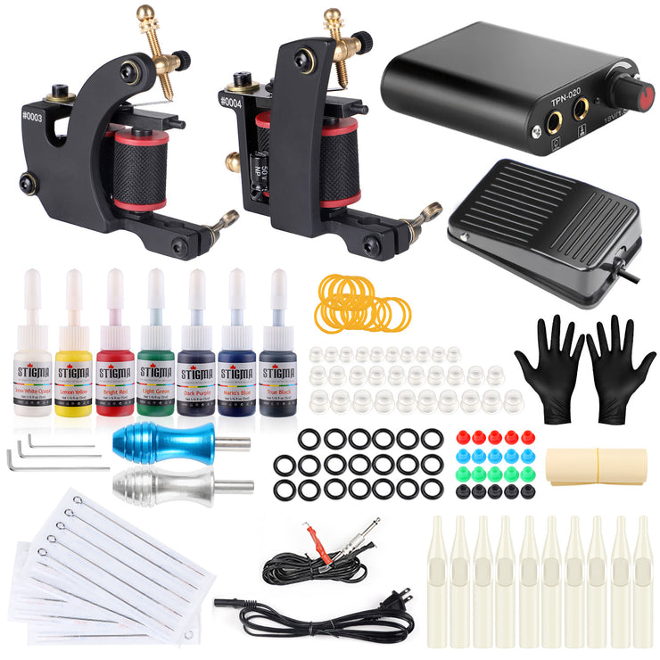 Wholesale Complete coil tattoo gun machine parts tattoo kit professional  From malibabacom