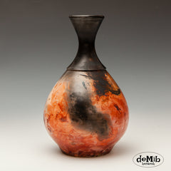 Pitfired Vase - by deMib