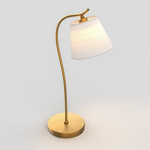 Mid Century Modern Vintage Brass Table Lamp