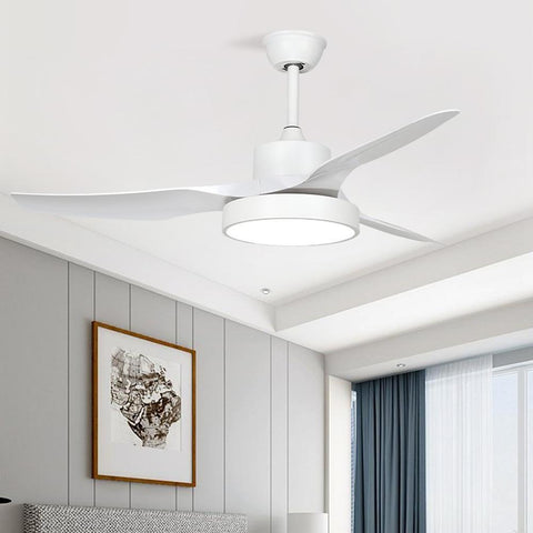 3-Blade Rustic Ceiling Fans with LED Light