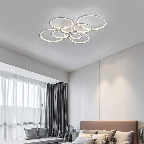 Overlapping Circles Modern Flush Mount Ceiling Lighting LED Light - Appledas