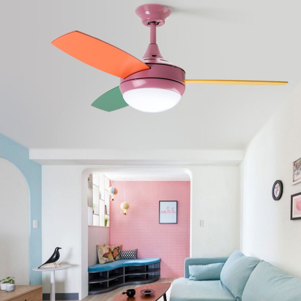 Modern Variable Frequency 6-gear Wind Speed Ultra Silent Kids Ceiling Fan - Dazuma