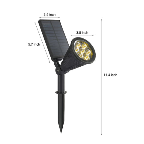 Dazuma Waterproof LED 7W Modern Solar Tree Spotlights