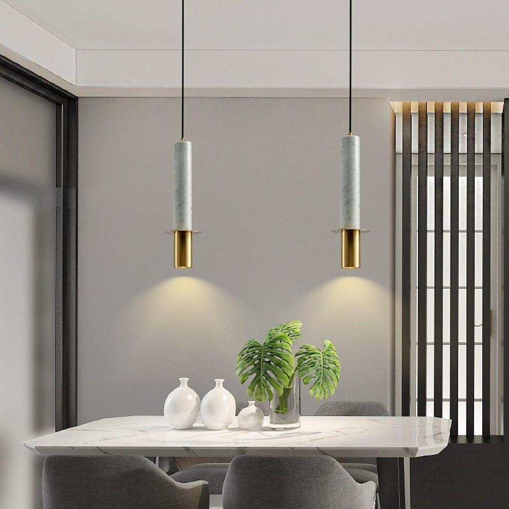 Elongated Modern Metal Island Design Pendant Lighting LED Kitchen Ligh ...