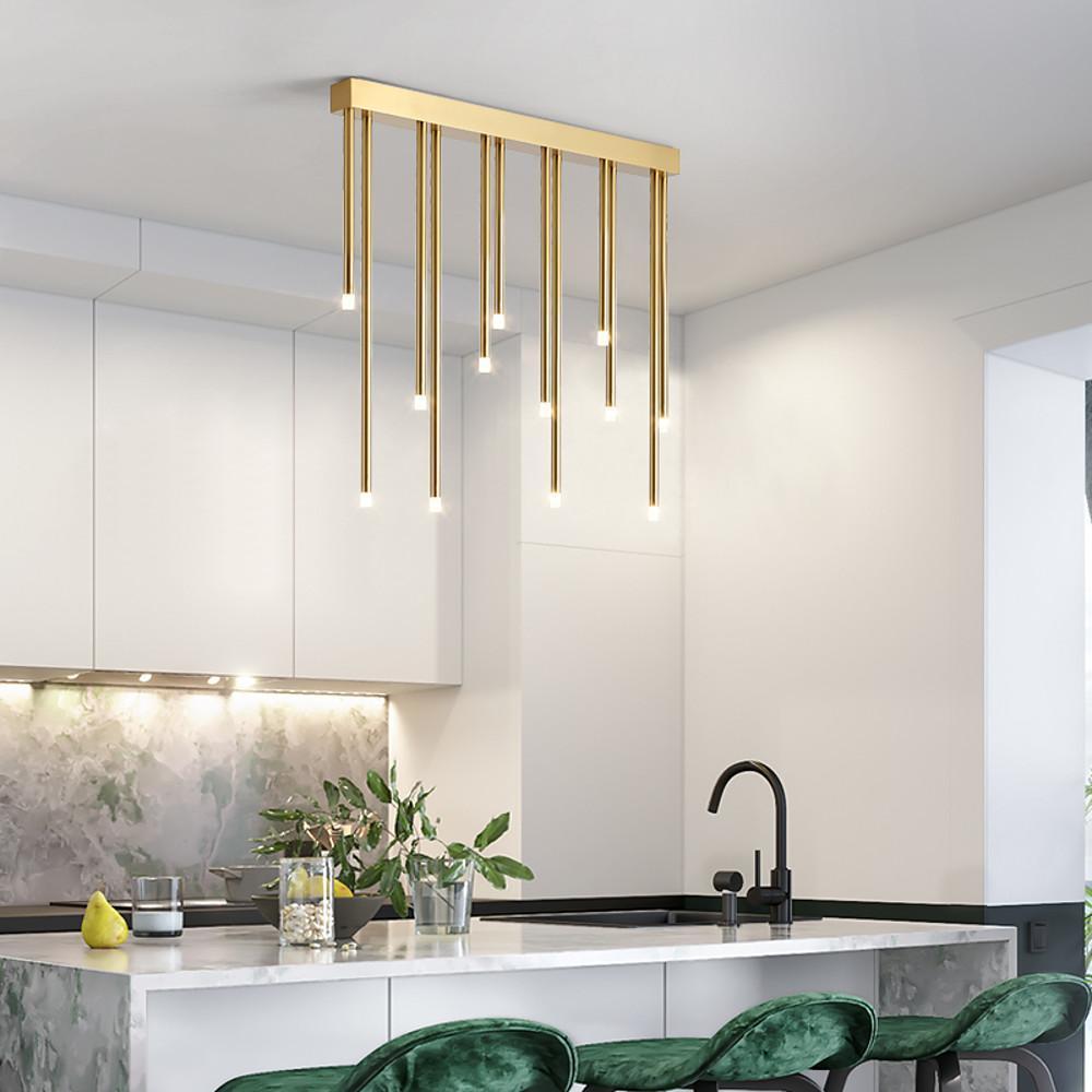 31'' LED 12 Bulbs WIFI Control LED Flush Mount Lights Modern LED Metal PVC Acrylic Novelty Cluster Island Lights-dazuma