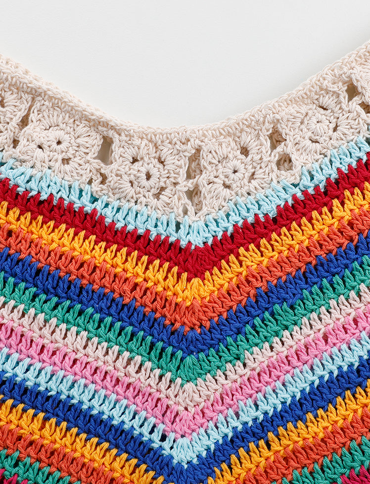 Beach Patchy Tube Crochet Set