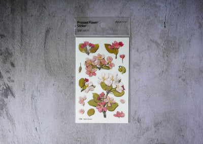 Appree Pressed Flower Sticker - Rose of Sharon