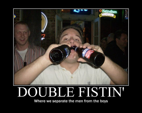 double fistin