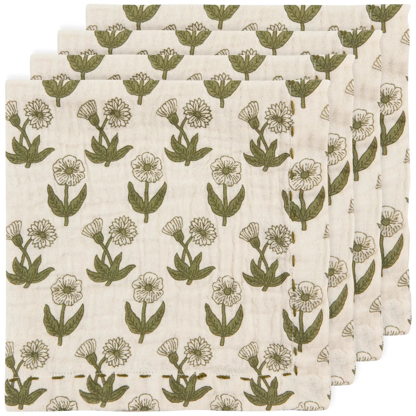 Bloom Double Weave Napkins, Set/4