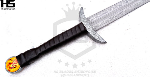full tang damascus sword of uhtred