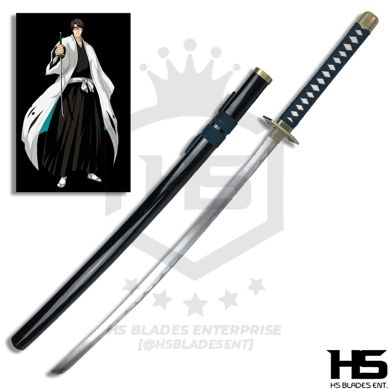 Kyoka Suigetsu Katana Sword of Sosuke Aizen in just $88 (Japanese Stee – HS  Blades Enterprise