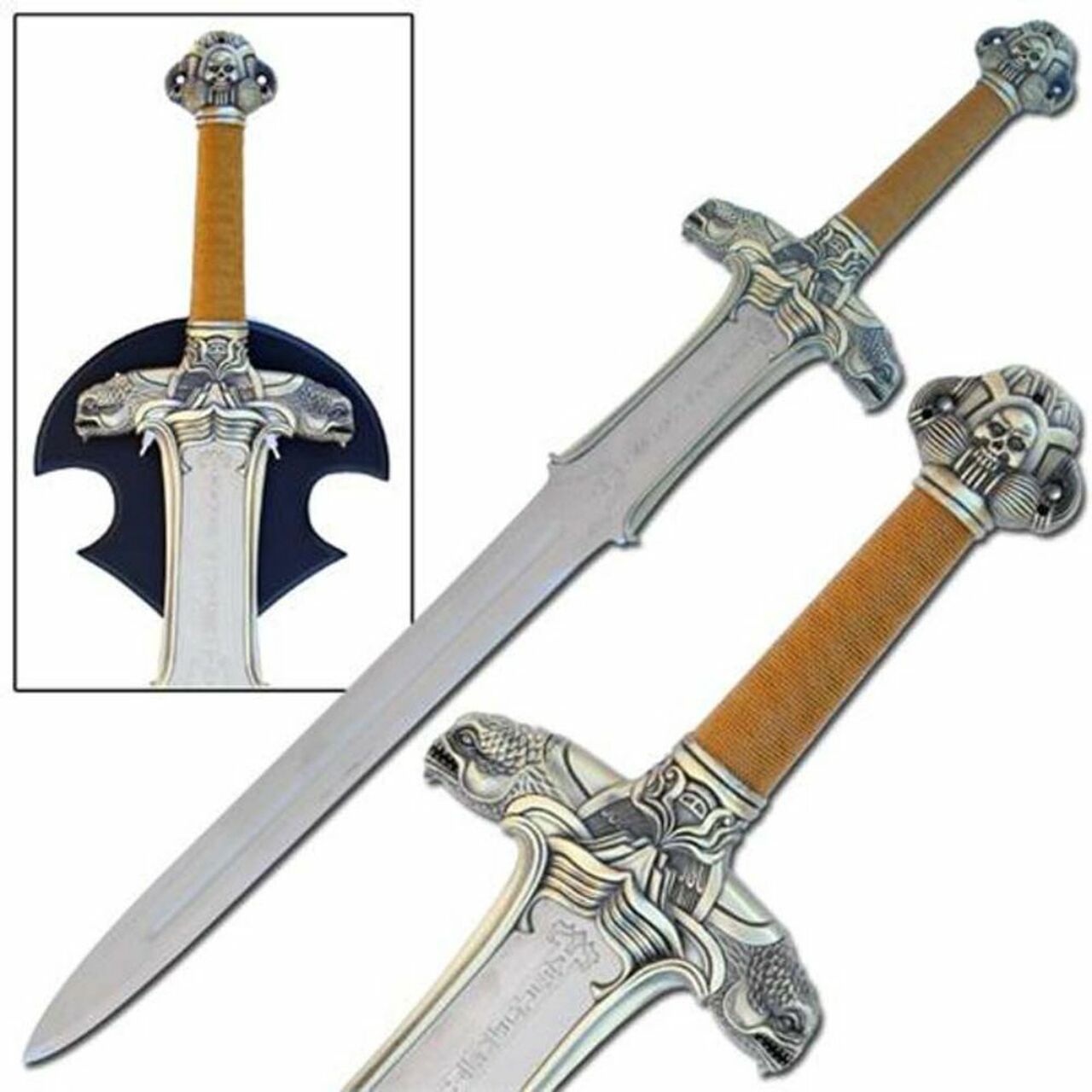 Yellow Atlantean Sword Of Conan In Just 99 Spring Steel D2 Steel A Hs Blades Enterprise