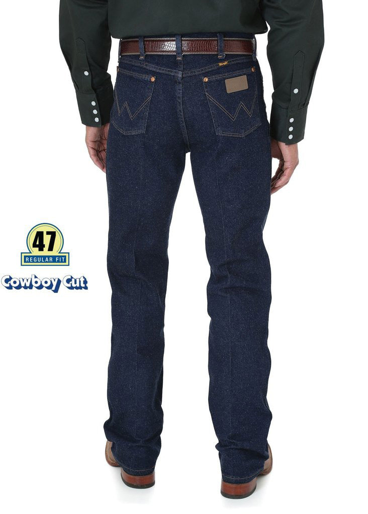 Wrangler Mens Cowboy Cut Regular Fit Jeans