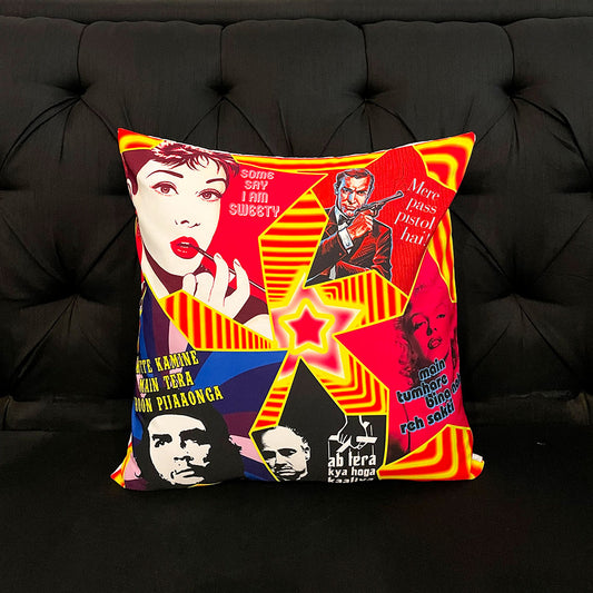 DESI DIALOGUES CUSHION COVER