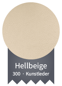 Throner Exklusiv Massagesessel Farbmuster Kunstleder Hellbeige 300