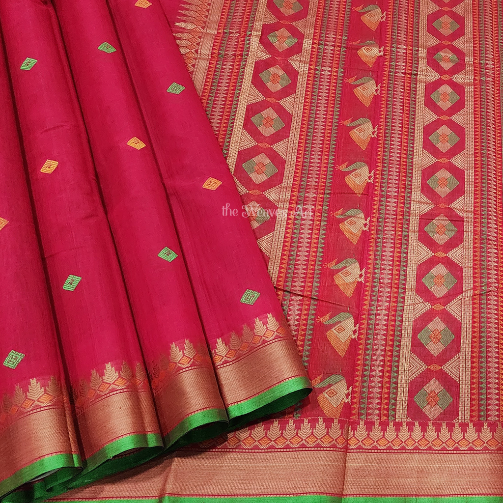 Opulent Bomkai Cotton Saree: A Fusion of Elegance and Comfort - Sanskriti  Cuttack