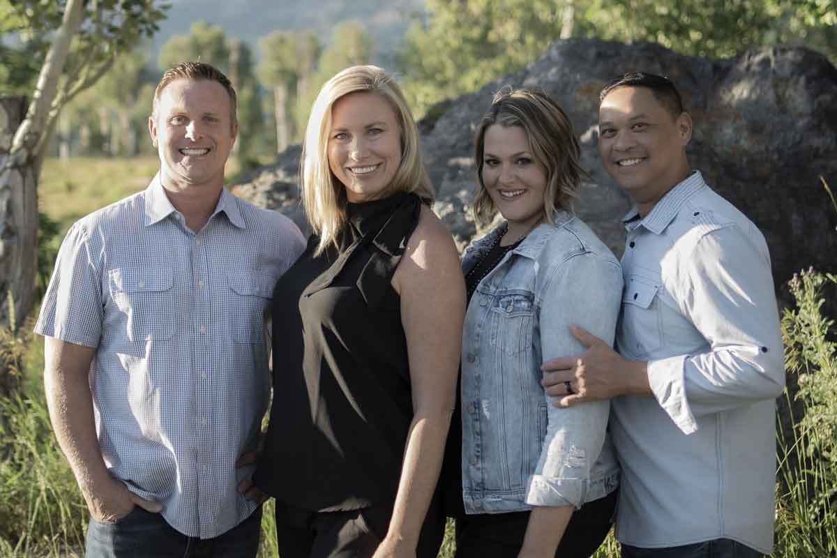 Founders of Aspen Green Brandon & Heather Lewis and Kyle & Valerie Chong