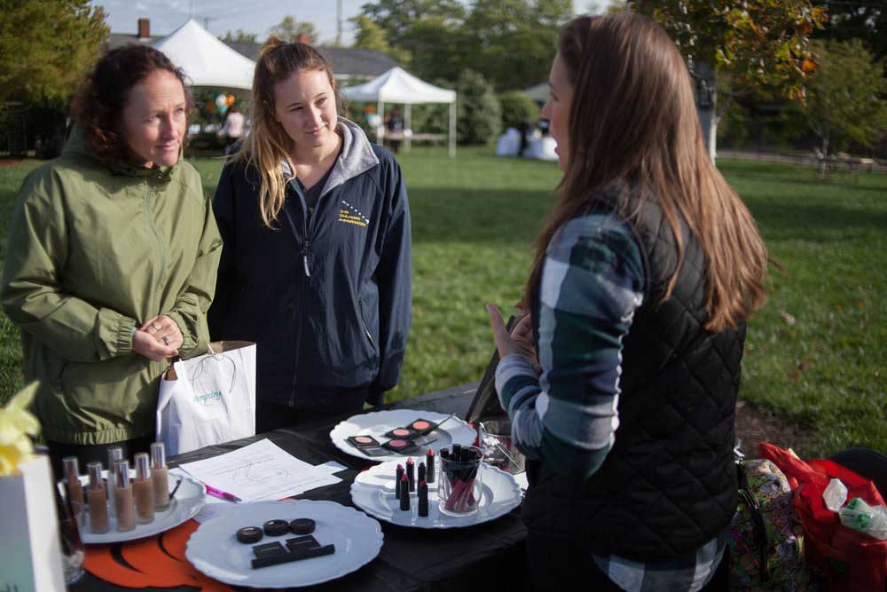 Crunchi booth at Hempsley's education event 