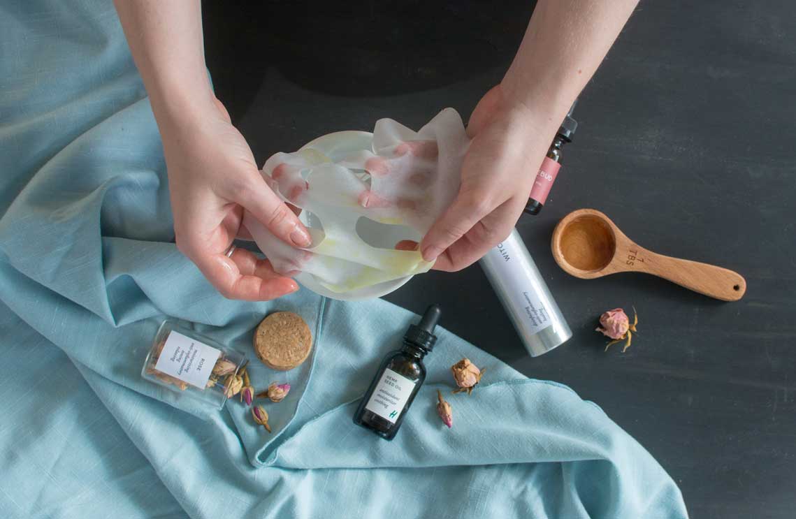 How to make your own CBD infused facial sheet mask at home