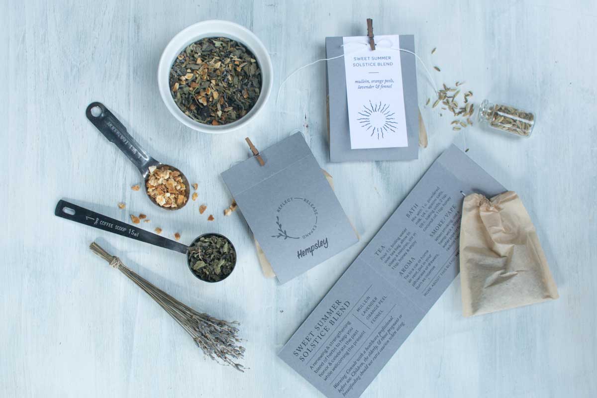 Hempsley's Sweet Summer Solstice Herbal Smoking Blend recipe