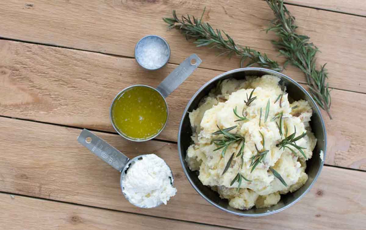 Cannabis and rosemary infused mashed potato recipe 