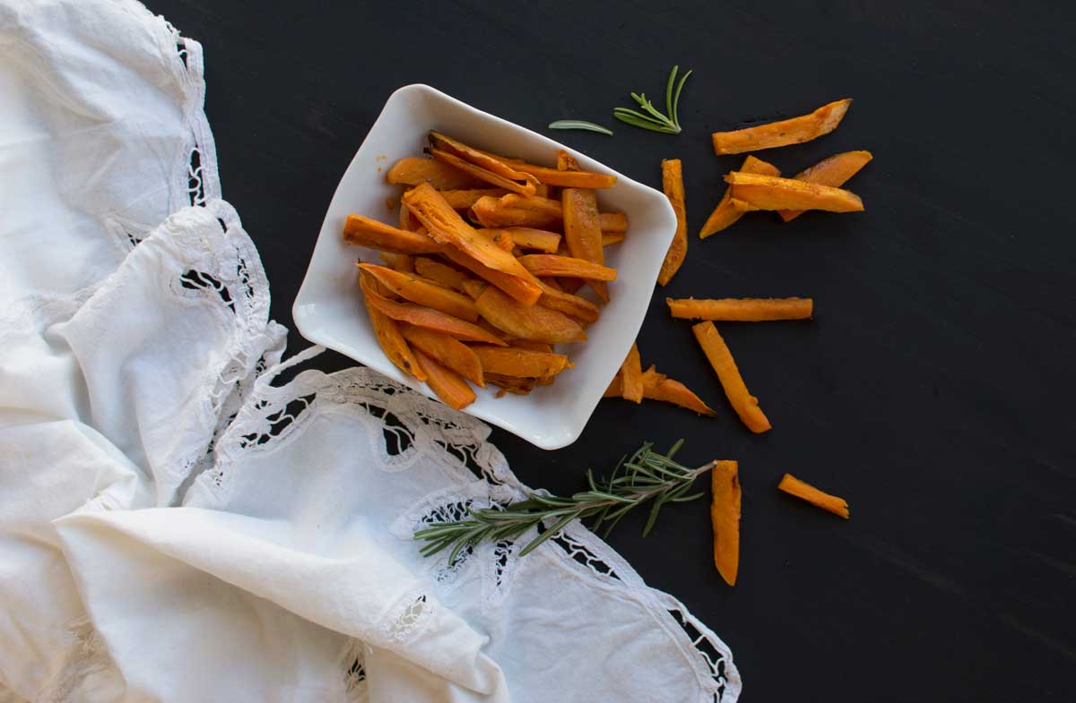 Cannabis infused sweet potato fries recipe