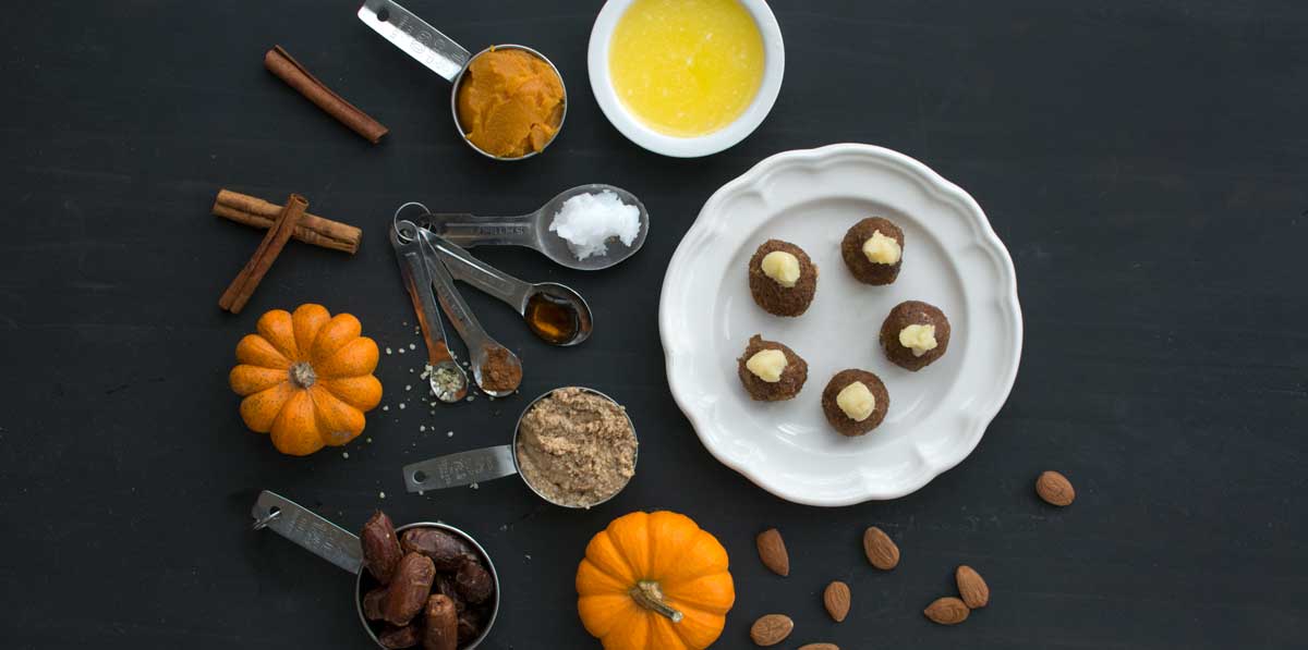 Ingredients for cannabis infused hemp seed pumpkin truffles