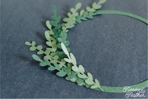 Furrow and Feather SVG Boxwood Wreath