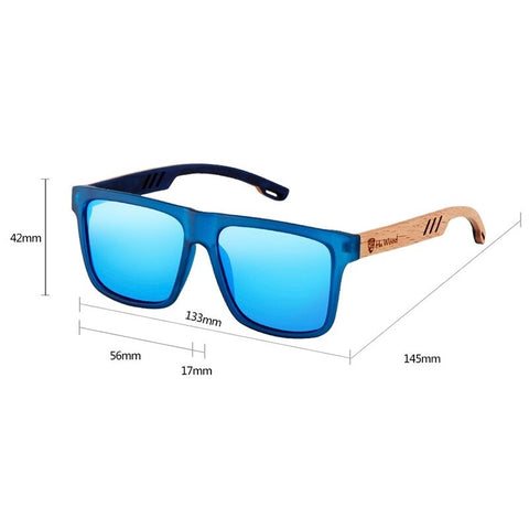 Óculos De Sol Masculino Quadrado Polarizado Sport UV400 - Machimelo 987