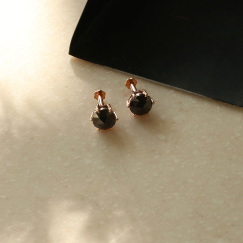 Best Black Diamond Gold Earring Collection in India