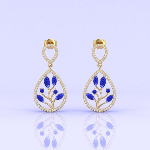 Gold Earrings For Women & Girls Online