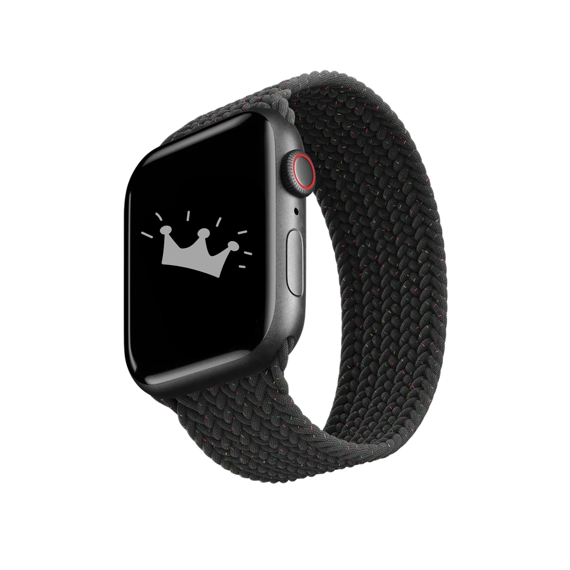 最新な Apple WatchのBlack Unity ブレイテッドソロループ kids-nurie.com
